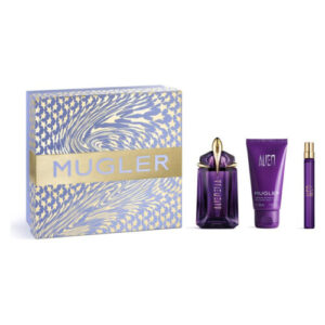 Mugler Cofanetto Alien Eau de Parfum 60ml Ricaricabile con Body Lotion 50ml e Travel Spray 10ml